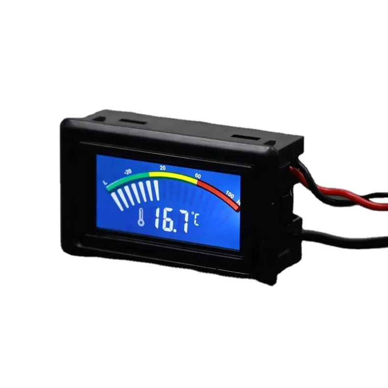 Termómetro Electrónico de chasis C/F para coche, medidor digital dual refrigerado por agua, 5-24v