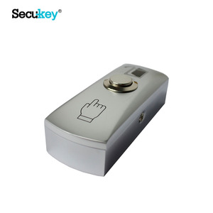 Interruttore di rilascio della porta con pulsante di uscita in alluminio senza contatto di uscita/COM per sistema di controllo accessi - Product Image 5