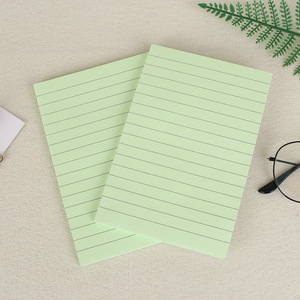 Factory Direct Supply New A6 Color Stripe Horizontal Line Sticky Notes <strong>Notepad</strong> Paper Material - Product Image 3