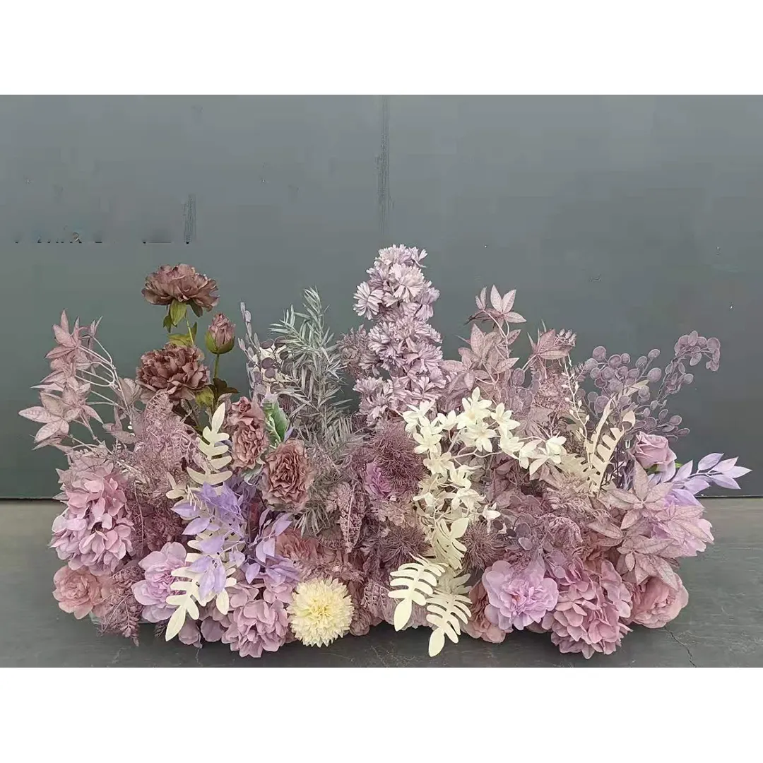 Wholesale Wedding Arrangements Centerpiece Artificial Flower Silk Linen Fabric Flowers For Decoration Wedding Artificial