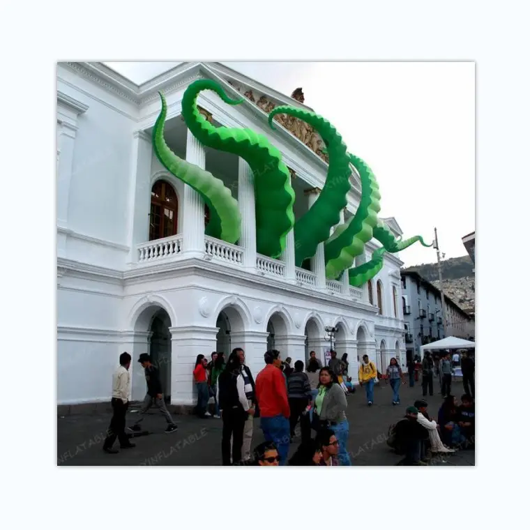 Grande pieuvre gonflable Offre Spéciale, sculpture d'art gonflable, pieuvre gonflable pour la décoration des bâtiments