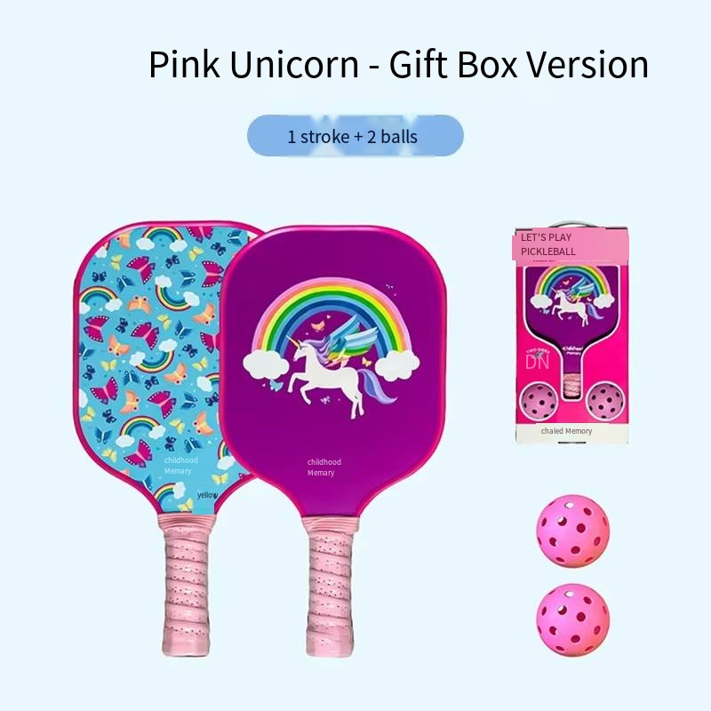 Pink unicorn-color box packaging-buy 1 get 2 balls