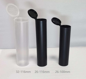 Özel 116mm çocuk dayanıklı geçirmez rulo tüpler ambalaj ön rulo plastik puro tüpleri koni