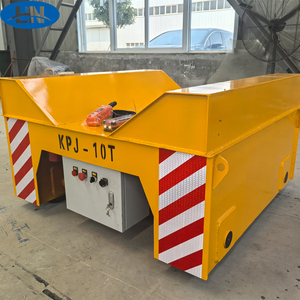 Automatic Cable Drum Power Industrial Rail Transfer Cart with 15T <strong>Load</strong> Capacity for Steel Mill &amp; Warehouse Handling - Product Image 1