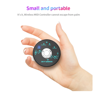 Pedal de efectos MIDI BT, controlador MIDI, controlador de efectos de Software, controlador MIDI USB, transmisión de datos de Pedal compacto inalámbrico, novedad