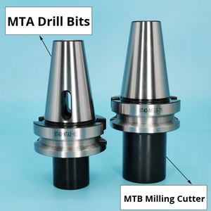CNC Machining <strong>Center</strong> BT40 MTA1 MS2 MS3 <strong>MS4</strong> Tool Holder Drill Bit Taper Handle Collet Chuck Motor - Product Image 4