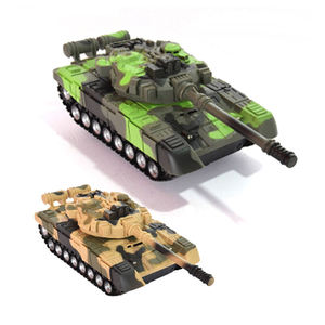 1:18 ölçekli RC savaş tankı modeli 4-Channel uzaktan kumanda ile aydınlatma ve müzik simülasyon Metal askeri oyuncak çocuk Boys için - Product Image 4