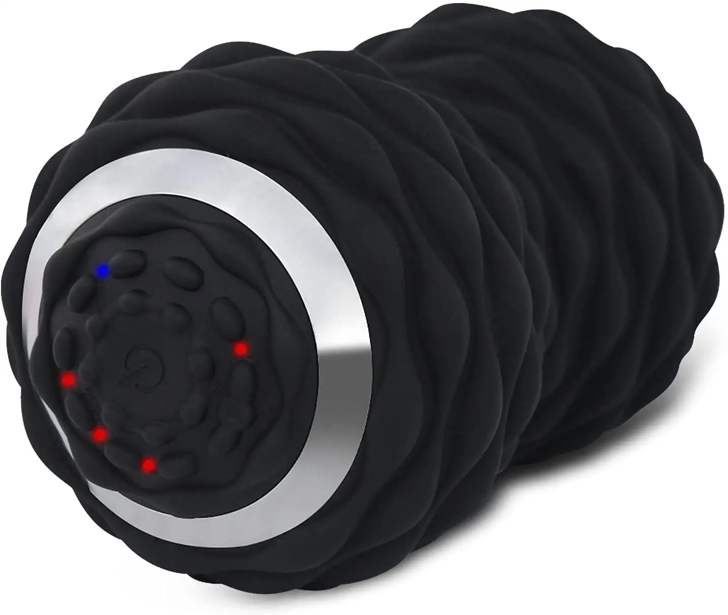 Vibrating Massage Ball 4-Speed High Intensity Fitness Yoga Massage Roller for Relieving Muscle Tension Pain Deep Tissue