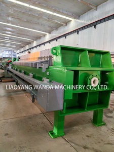 Piastra automatica controllata programma e telaio filtro pressa ad alta efficienza fanghi di disidratazione solido liquido separazione - Product Image 3