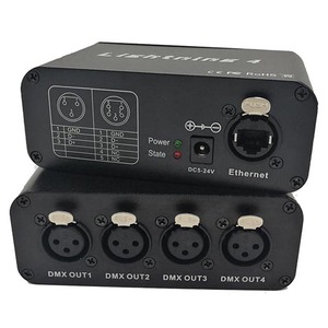 RJ45 до 4 xlr M/F Trans Audio/DMX в Netstream 4-канальный XLR NetStream Extender - Product Image 6