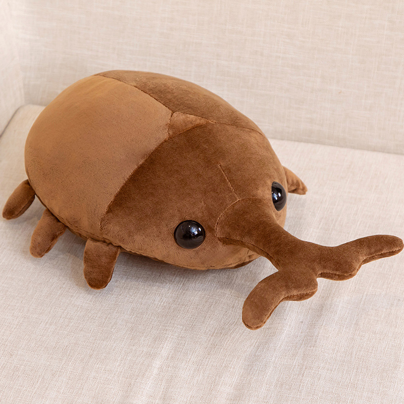 Muñeco escarabajo Hércules marrón