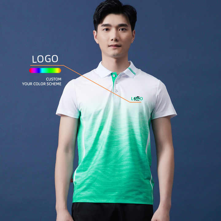 Abbigliamento sportivo Quickdry Polo da Golf a maniche corte Polo da Badminton da ping pong T-shirt