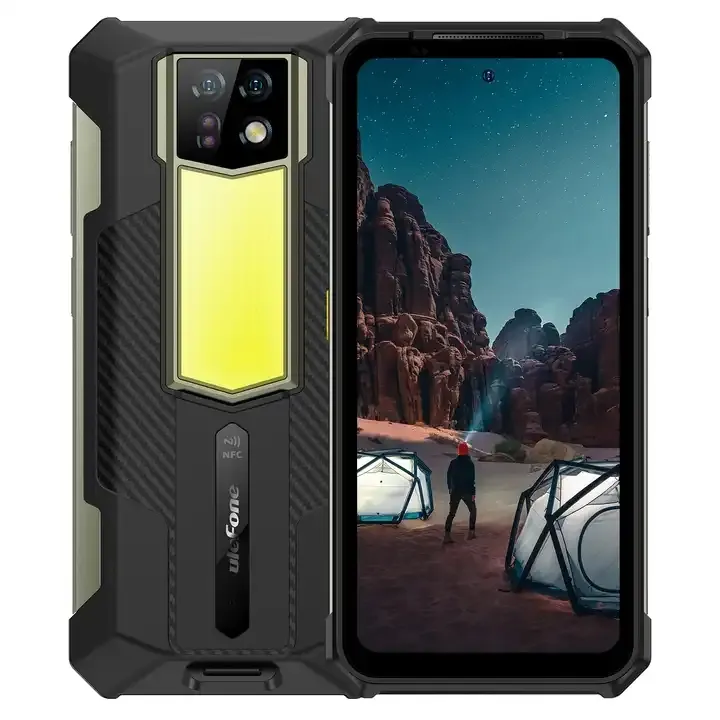 Nova Armadura Ulefone 24 Telefone Robusto 22000mAh 24GB + 256GB 6.78 "120Hz Smartphone 64MP + 64MP NFC Telefone versão global