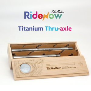 Rridenow Сверхлегкая титановая сквозная Задняя Ступица гладкая хвостовик велосипедная ось для велосипедного вилочного вала - Product Image 2