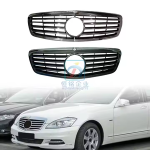 W221 front rille s מעמד שחור אפור s63 s350 מכונית גריל w221 grills350 עבור מרקדס w221 גריל