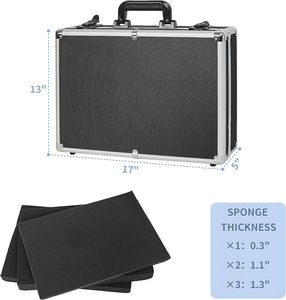 Tùy chỉnh <span class=keywords><strong>microphone</strong></span> trường hợp lý tưởng cho không dây Mic Hệ thống lưu trữ di động có thể khóa nhôm lưu trữ trường hợp - Product Image 5