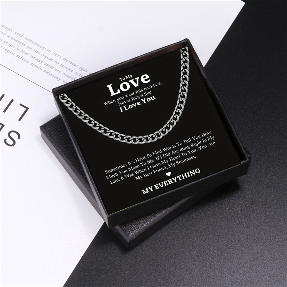 Necklace + Card Light Box