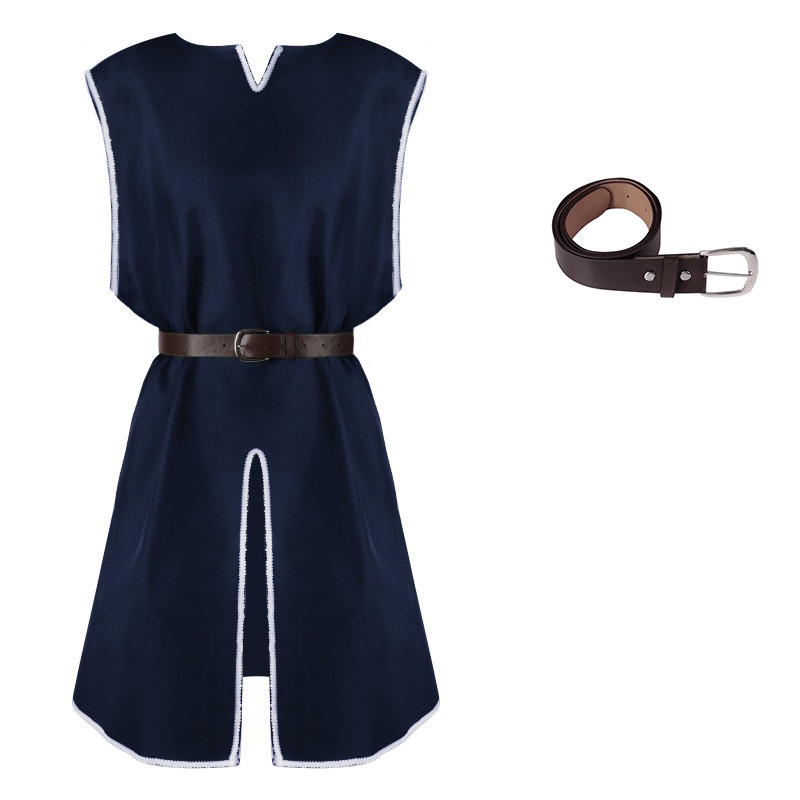Bleu (avec ceinture)