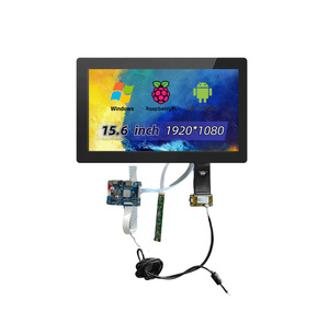 Yzy 15.6 inch màn hình cảm ứng hiển thị 1920x1080 với bảng điều khiển tương thích với Raspberry Pi Android Windows - Product Image 1