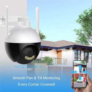 3mp全彩夜视wifi摄像头人体检测audble报警双向音频ip66户外安全摄像头 - Product Image 3