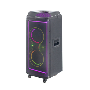 Temeisheng <span class=keywords><strong>2025</strong></span> 8-Inch 80W <span class=keywords><strong>RMS</strong></span> 12V5.5A Powered açık ahşap hoparlör partiler için yeni popüler 8-Inch hoparlör