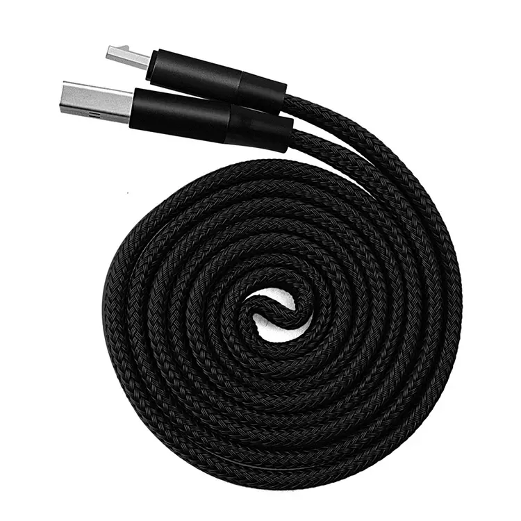 Patented Auto Rolling Retractable PET Braided Sync data Micro USB Charger Cable