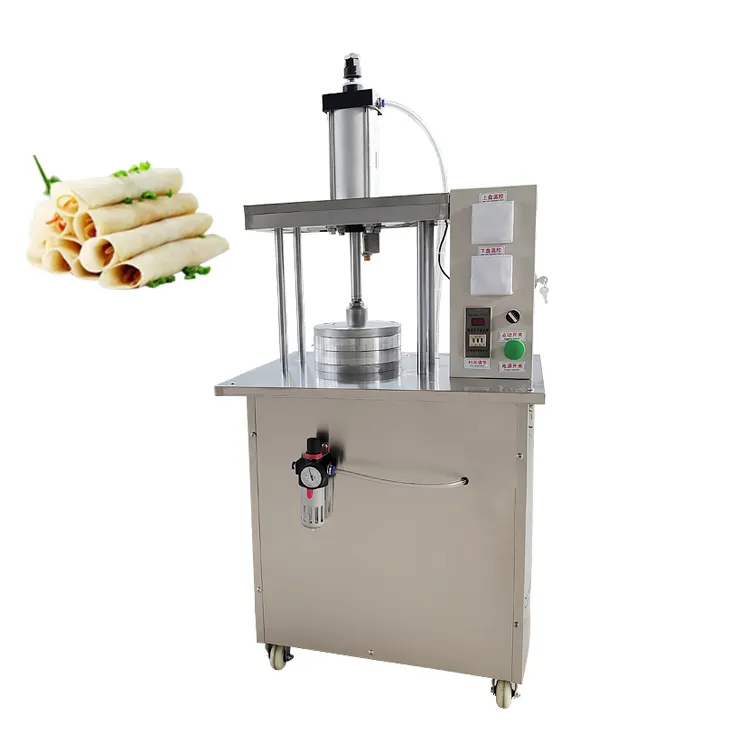 Máquina de prensar massa de farinha para fazer pizza e rótis