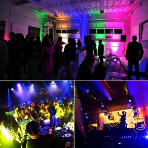 ราคาโรงงาน12ชิ้น * 1W LED RGBW LED PAR Light DMX ดิสโก้ปาร์ตี้ระบบไฟ PAR Club DJ PAR พร้อมรีโมท - Product Image 3