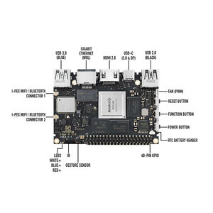 Khadas Edge-V RK3399 scheda di sviluppo 6-Core 64-Bit Linux Android Ubuntu Board Kit - Product Image 4