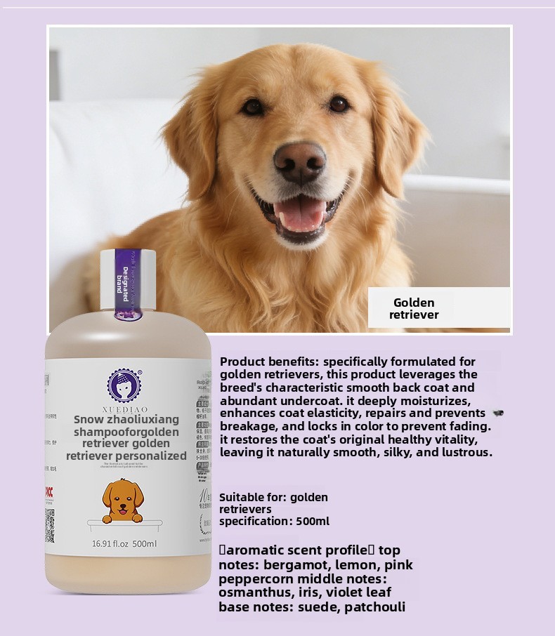 White - Golden retriever 500ml