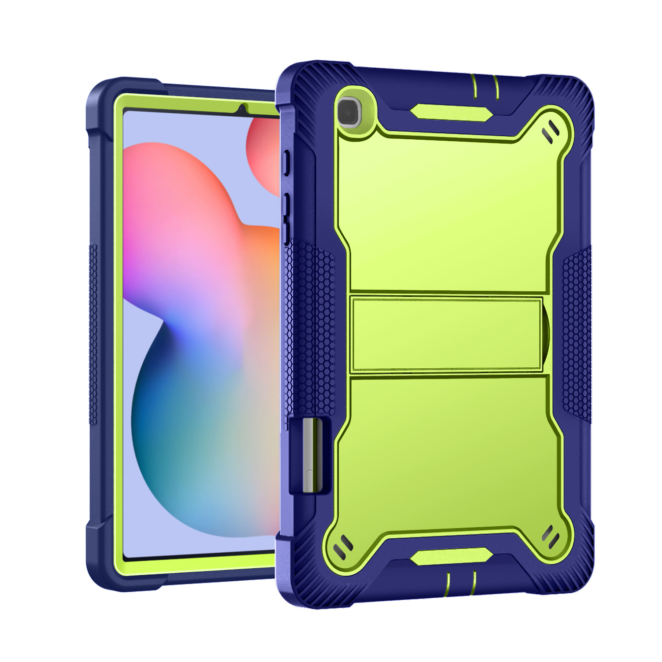 Amarillo Verde + Azul marino