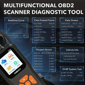 Automotive V318 <strong>OBD2</strong> Code Reader Essential Diagnostic Tool with Fault Detector and Reading Card OBD Scanner - Product Image 2