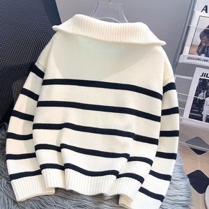 เสื้อซับในมีซิปใหม่สำหรับผู้หญิงเสื้อถักแขนยาวแบบสวมหัวสำหรับฤดูใบไม้ร่วงและฤดูหนาว - Product Image 4