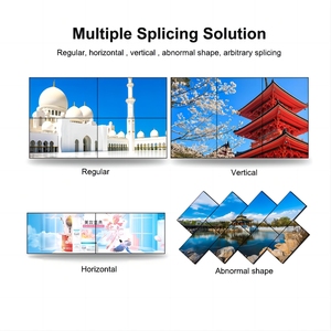 Havaalanı/metroda fuar kullanımı için 4K 46 inç LCD ekran Video duvar ekleme ekranı 3X3 2X2 reklam LED Panel esnek - Product Image 5