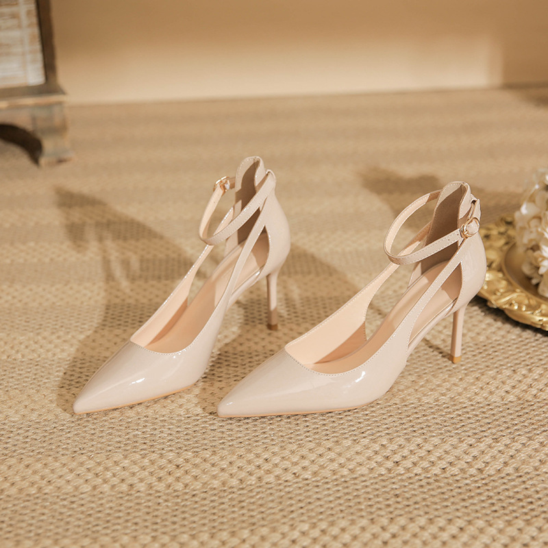 Apricot / heel 8cm