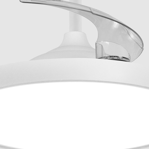 Di alta qualità di colore bianco nero grigio sala da pranzo invisibile telecomando Led Multi funzione luce del ventilatore - Product Image 6