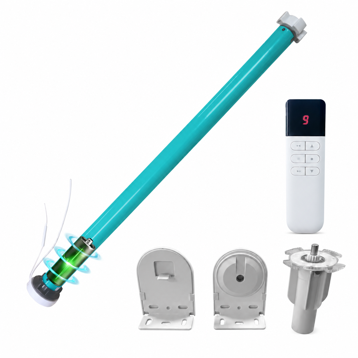 Moteur Matter (Bleu Clair) + Télécommande + Supports