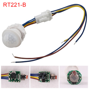 Pequeño interruptor de sensor de movimiento PIR ajustable, interruptor de sensor de movimiento de luz interior de día y noche - Product Image 6