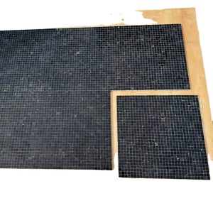 Polished China Black Marquina <strong>Marble</strong> 10x10mm of ALARTI MICRO Mosaics Design