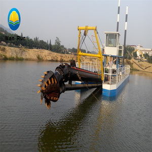 Draga de succión de cortador con flotadores de tubería de draga de arena portátiles para dragado marino en Nigeria - Product Image 4