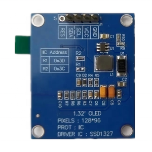 1.32 inç OLED ekran modülü 128*96 SSD1327 SPI/IIC arayüzü Arduino 4Pin 7Pin için