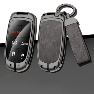 Zinc Alloy Car <strong>Key</strong> Case for Dodge RT Challenger Charger <strong>Journey</strong> RAM Remote Control Protector for DODGE R/T Logo Car <strong>Key</strong> Cover - Product Image 1