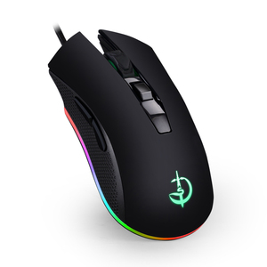 Großhandel Günstige 6400DPI Optische Gaming-Maus Ergonomische RGB USB-Kabel-Maus für Computer Office Gamer Mäuse Honeycomb Gaming Mouse