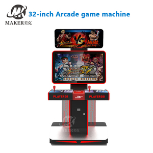 32&quot; 1080p Screen Cabinet 2p18b <strong>Arcade</strong> Fighting Game Machine With Sanwa Controls and Multi Games - Product Image 2