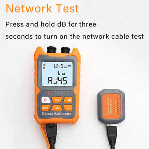 Medidor de potencia óptico pequeño todo en 1, minimedidor de potencia de fibra óptica, cable de red, probador de atenuación óptica - Product Image 3