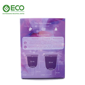 Nhà máy tùy chỉnh nữ Sản phẩm quà tặng bao bì hộp hiển thị hộp cho Cốc kinh nguyệt cho trung tâm mua sắm sử dụng - Product Image 1