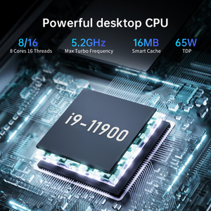 Hot Selling Used Mini PC with Core I9 11900 8-Core 16-Thread Dual Channel Memory <strong>WiFi</strong> for Office Gaming-<strong>Desktop</strong> Console US Plug - Product Image 4