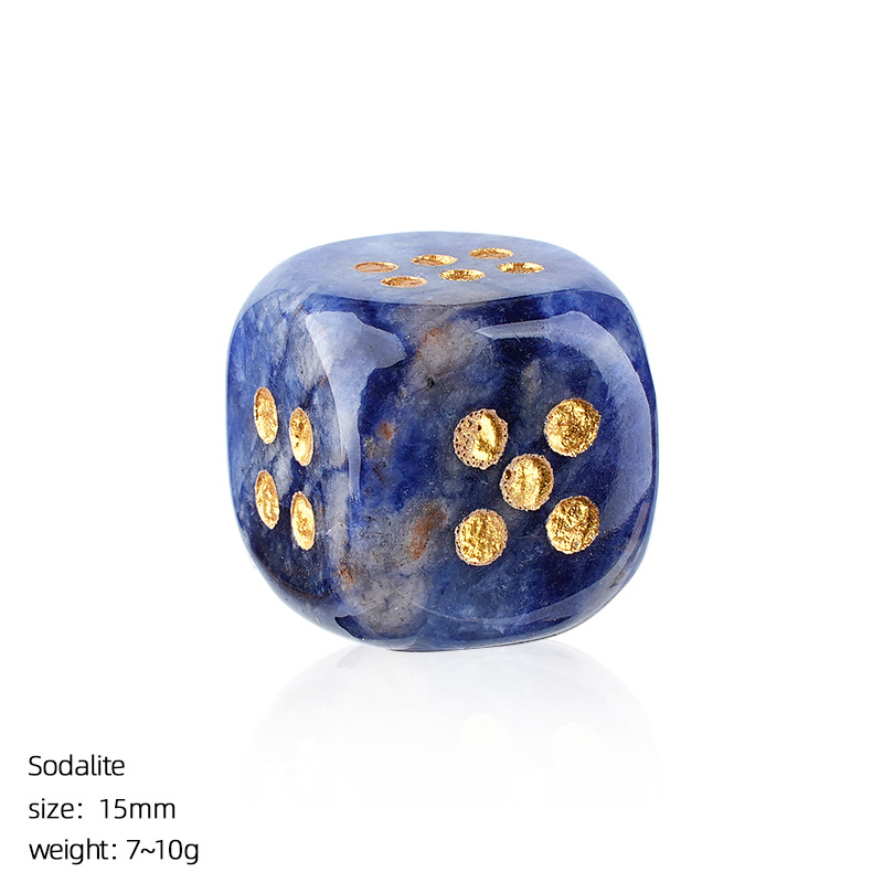 Sodalite-15mm rounded dice