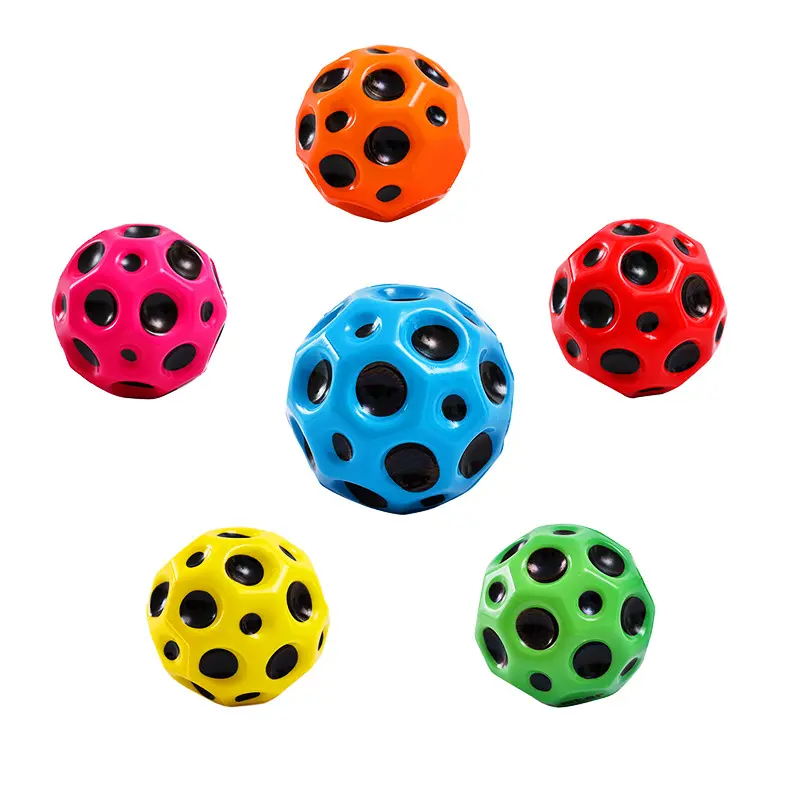 Экстремальные космические мячи из пенополиуретана с высоким отскоком, крутой поп-тренировочный прыгающий мяч для игры на открытом воздухе в помещении