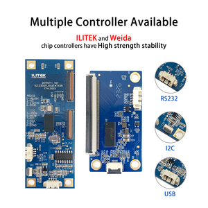 7-дюймовый сенсорный экран I2c, Проектируемый емкостный (pcap) сенсорный экран, сенсорный экран, комплект наложения - Product Image 6